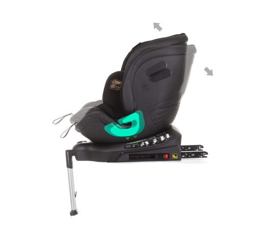 chipolino scaun auto max safe isofix i-size 360 °c (40-150 cm.) gr. 0+/1/2/3 ( 0-36 kg.) stkmax02301eb ebony