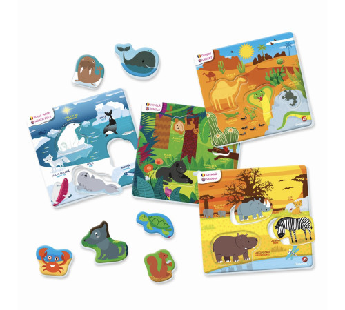 as kids 1024-50844 Обучающая игра agerino «Среда обитания животных»