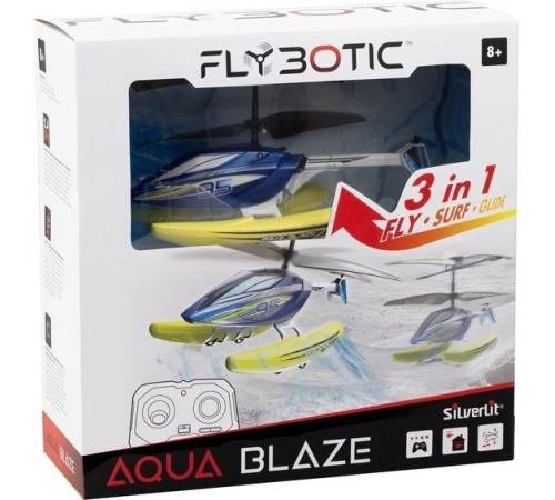 flybotic 84826 Вертолет на радиоуправлении "aqua blaze helicopter"
