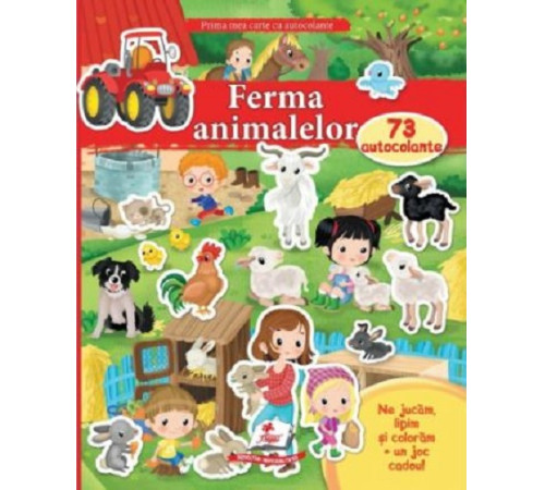  prima mea carte "ferma animalelor" 73 autocolante