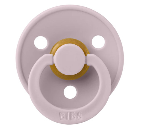  bibs suzeta rotunda din latex color s dusty lilac (0-6 luni)