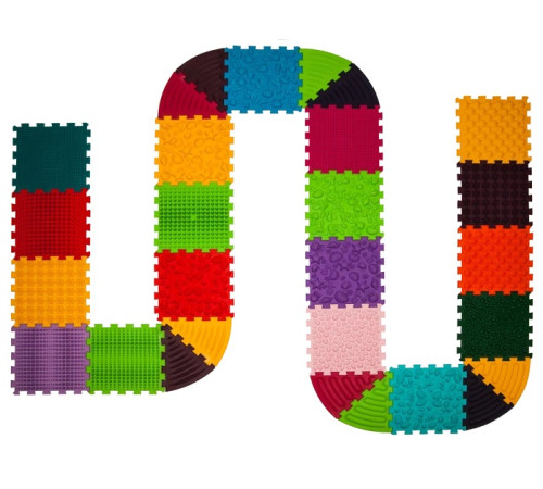  ortek 12737 Коврик-пазл ортопедический-массажный (18+10 эл.)