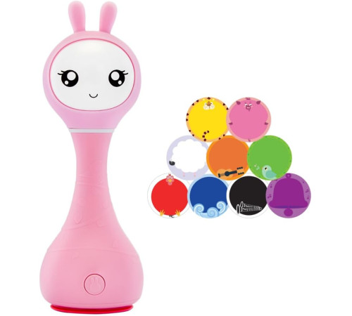 alilo baby r1 jucărie interactivă smarty "bunny" roz