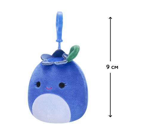 squishmallows sqcp00147 jucărie moale "blueberry blaby" (9 cm.)