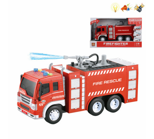 op 200591600 Игрушка инерционная "Пожарная машина" (свет, звук) wy351a