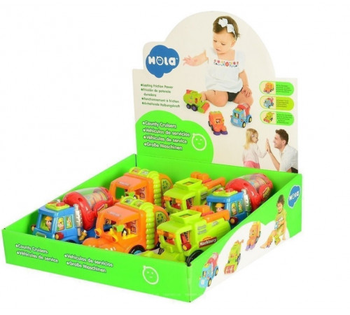 hola toys  386abc mașină inerțială în sort.