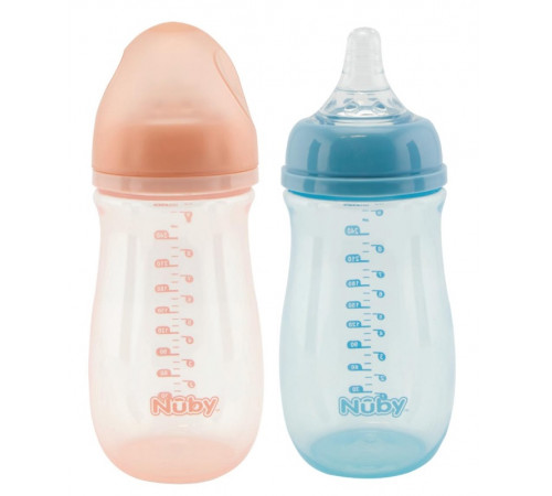 Питание и аксесcуары в Молдове nuby nv03007 Бутылочка softy flex 270 мл. (0 м+)