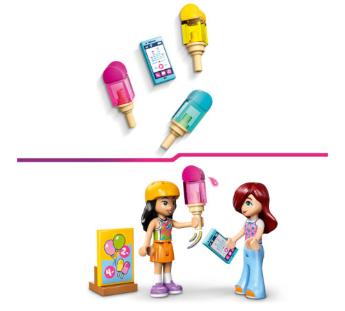 lego friends 42692 constructor "stand cu &icirc;nghețată și baloane" (107 el.)