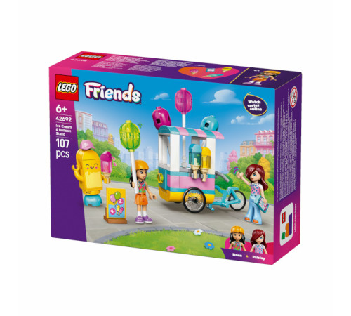 Детский&nbsp;магазин в Кишиневе в Молдове lego friends 42692 Конструктор "Киоск с мороженым и воздушными шарами" (107 дет.)