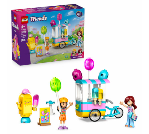 lego friends 42692 constructor "stand cu &icirc;nghețată și baloane" (107 el.)