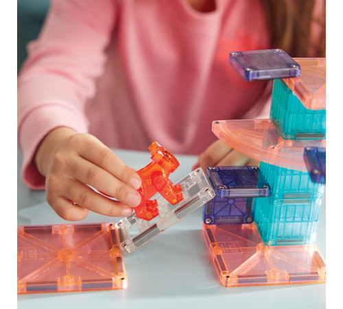 magna-tiles 252013ctmt Магнитный конструктор "Кошачий домик" (13 дет.)