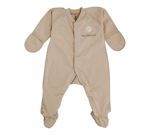 Детская одежда в Молдове minikin 242570162 Комбинезон "my love" (р.62) капучино