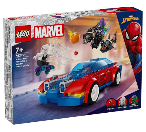  lego marvel 76279 constructor "masina de curse a omului paianjen" (227 el.)