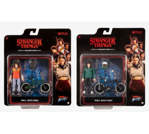 stranger things strt0107 set de joacă de colecție "figure & bike pack" (in sort.)