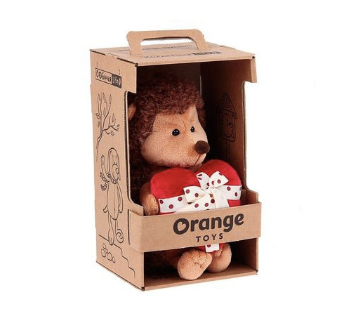 orange toys Мягкая игрушка Ежик с сердцем os065/20c (20см.)