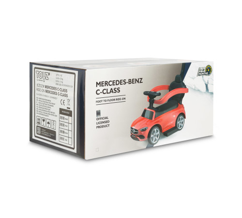toyz 25851 mașină cu m&acirc;ner "mercedes c-class" albastru
