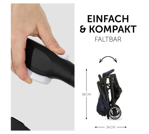 hauck  cărucior travel n care dark navy blue