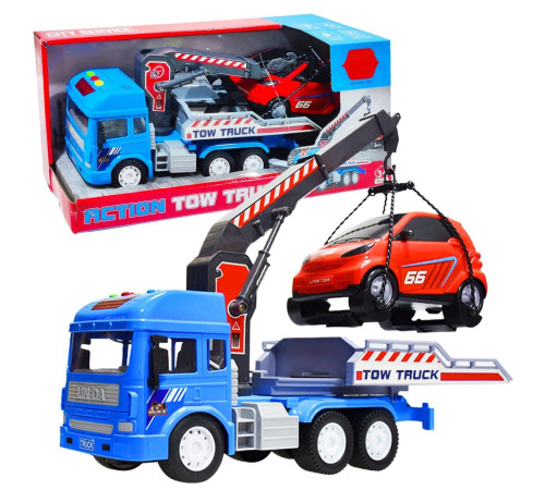 Jucării pentru Copii - Magazin Online de Jucării ieftine in Chisinau Baby-Boom in Moldova 22924 evacuator inerțial cu mașină (lumină, sunet) &icirc;n sort.