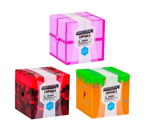  minecraft mc9018 Фигурка-сюрприз "Капсула миров" (в асс.)
