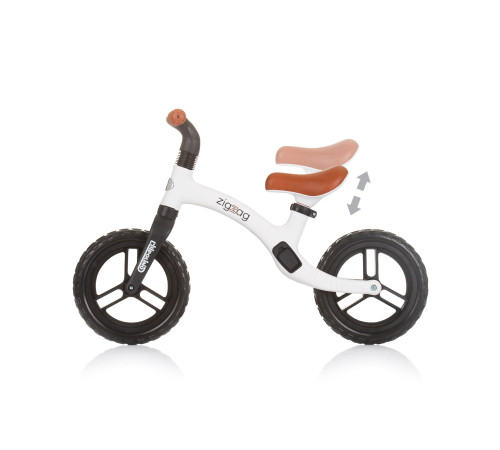 chipolino run bike "zig zag" dikzz02402bw black/white
