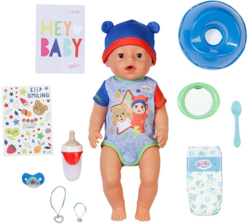 zapf creation 834848 păpușă baby born jonas (43 cm.)