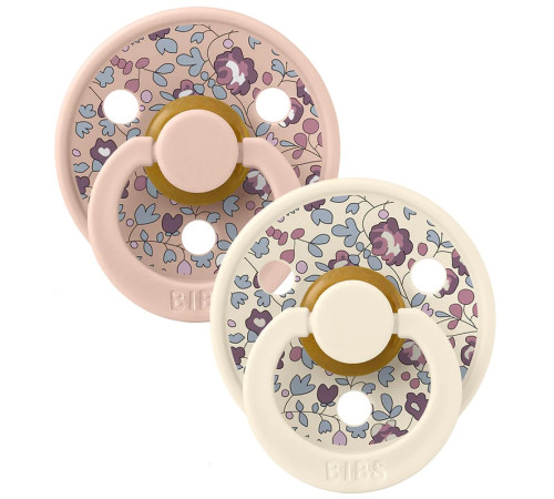 Питание и аксесcуары в Молдове bibs Пустышка круглая латексная color eloise blush mix (6-18 м.) 2 шт. 