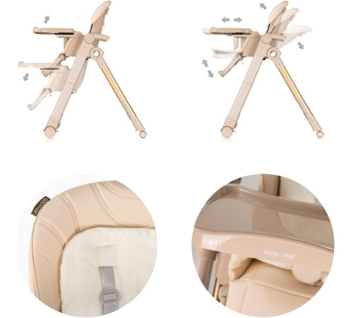 chipolino sthsc02502tr scaun pentru copii - leagăn "super chef" tiramisu