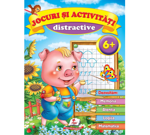  Книга "Веселые игры и задания для детей 6 лет" (ro)