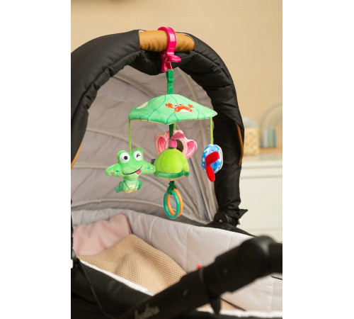sensillo z-0540 Игрушка плюшевая карусель "Лягушка"