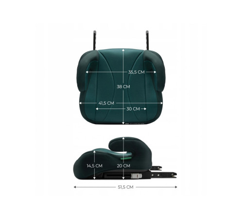 kinderkraft Бустер  i-boost i-size (135-150 см.) зелёный