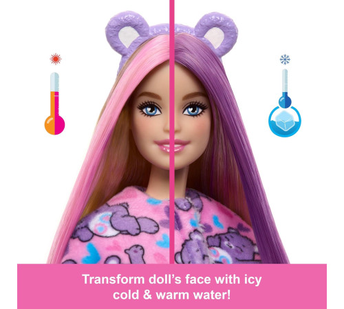 barbie jcn94 Кукла "cutie reveal" серия "care bears" - Мишка Забота