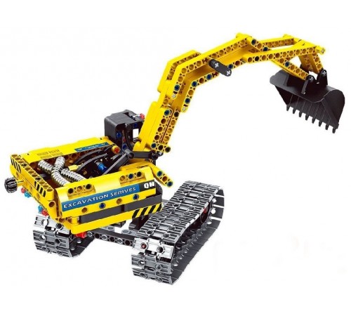 xtech bricks 6801 constructor mecanic 2-în-1 "excavator & robot" (342 дет.)