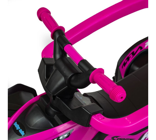 baby mix 56311 Машина с ручкой "mega baby bike" жёлтый