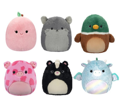  squishmallows sqjw1218fc jucărie moale "fuzz-a-mallows" (30 cm.)