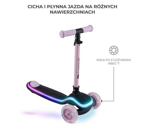 kinderkraft Самокат raket розовый