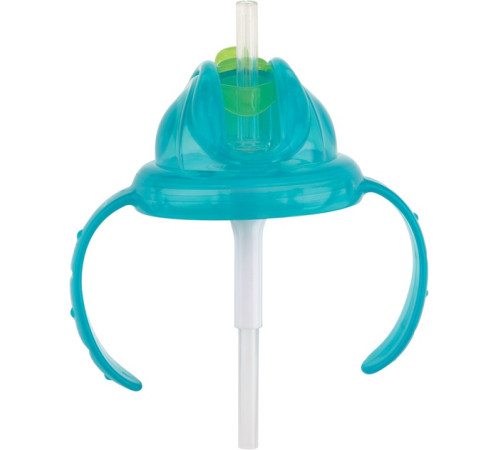 nuby nv0414017aqua cana anti-varsare "dino tritan" cu pai (12m +) 240 ml.