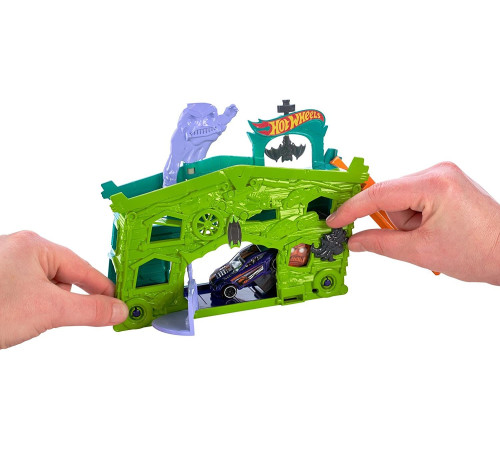 hot wheels fjn34 set de joacă pliabil cu o mașină (în sort)