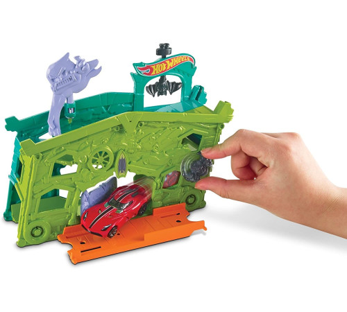 hot wheels fjn34 set de joacă pliabil cu o mașină (în sort)