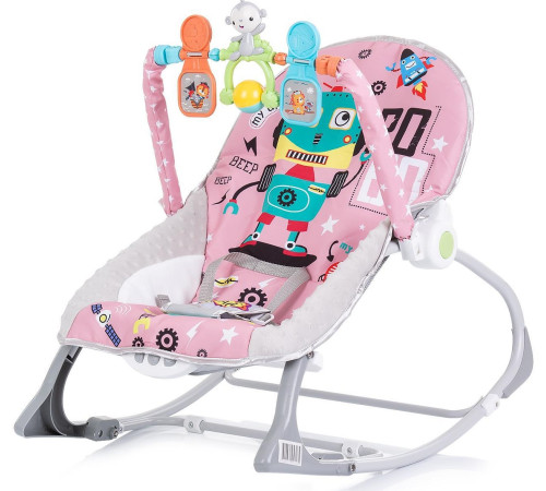 chipolino Шезлонг "baby spa" shebs02303pi (до 9 кг.) розовый