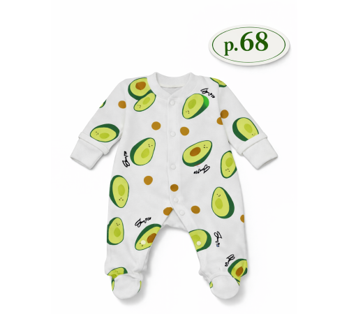 Haine pentru copii in Moldova minikin 25840368 salopetă cu fermoar (m.68) avocado mini