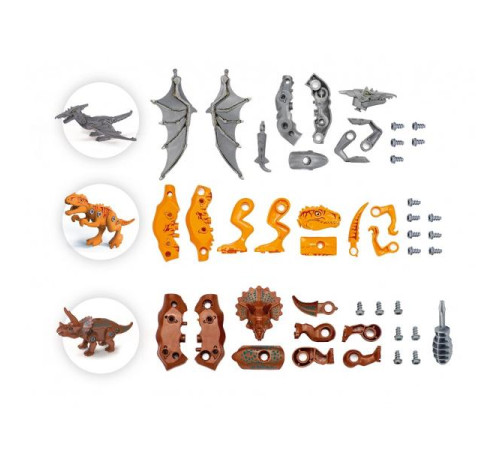 buki bk2136 set dinozauri de asamblat
