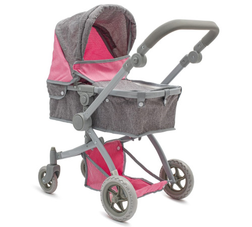 Baby Mix 56090 Carucior pentru papusi 2 in 1 "Sophie" roz- gri Jucării pentru Copii - Magazin Online de Jucării ieftine in Chisinau Baby-Boom in Moldova baby mix 56090 carucior pentru papusi 2 in 1 "sophie" roz- gri