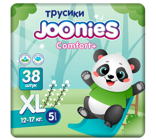 joonies comfort+ Подгузники-трусики xl (12-17 кг) 38 шт.