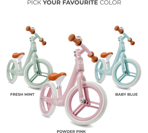 kinderkraft run bike fly plus (albastru)