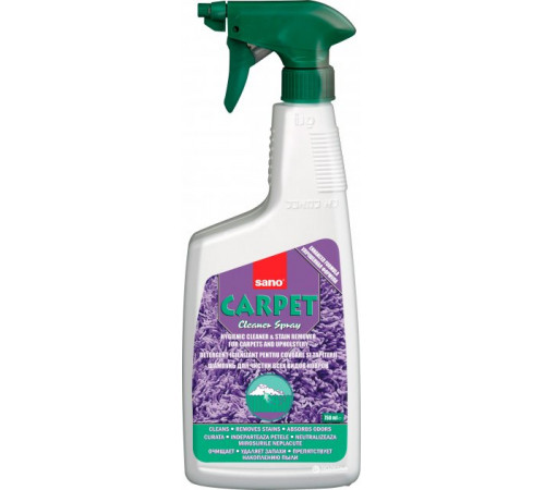 Бытовая химия в Молдове sano Сarpet cleaner spray Пена для чистки ковров (750 мл) 286983