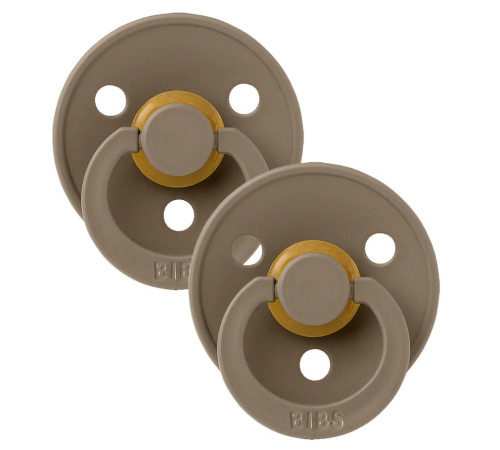 bibs suzeta simetrica din latex color s dark oak & dark oak (0-6 luni) 2 buc.
