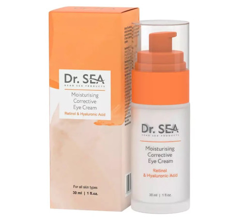  dr.sea Увлажняющий корректирующий крем для кожи вокруг глаз с ретинолом и гиалуроновой кислотой (30 мл) 020417