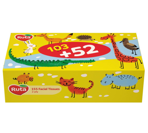 ruta Сухие салфетки "mix collection" (155 шт.) в асс.