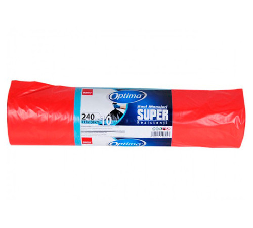 Бытовая химия в Молдове Sano Пакеты для мусора Optima красные (240 л) 10 шт. 006829 Бытовая химия в Молдове sano Пакеты для мусора optima красные (240 л) 10 шт. 006829