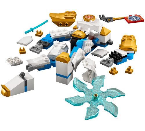 lego ninjago 71761 constructor " zane's power up mech evo" (95 el.)